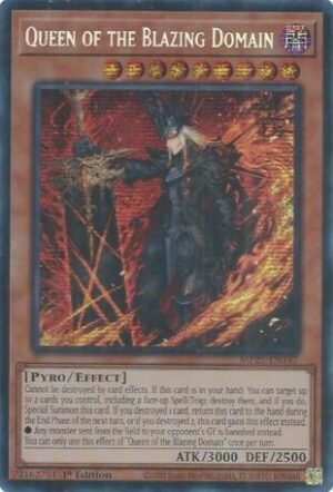 Queen of the Blazing Domain - MP25-EN147 (Prismatic Secret Rare)