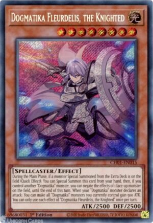 Dogmatika Fleurdelis, the Knighted - CH01-EN015 (alternative Art) (Secret Rare)