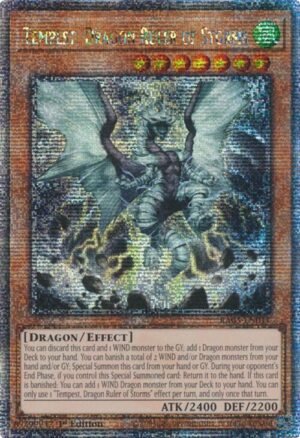 Tempest, Dragon Ruler of Storms - RA03-EN011 (Quarter Century Secret Rare)
