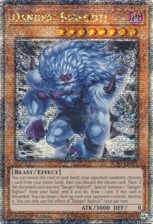Danger! Bigfoot! ALT - RA03-EN019 (Quarter Century Secret Rare)