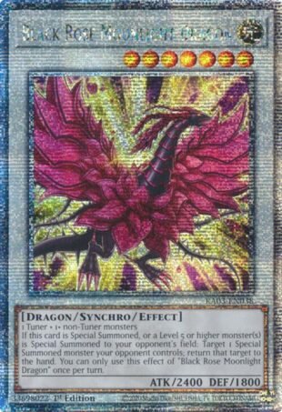 Black Rose Moonlight Dragon - RA03-EN038 (Quarter Century Secret Rare)