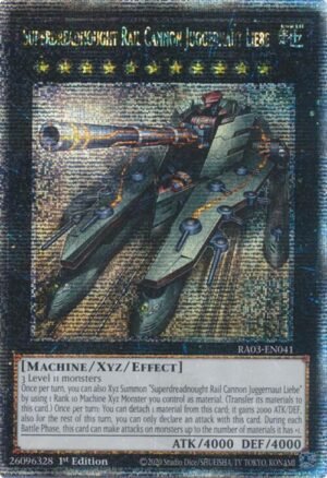 Superdreadnought Rail Cannon Juggernaut Liebe (ALT) - RA03-EN041 (Quarter Century Secret Rare)