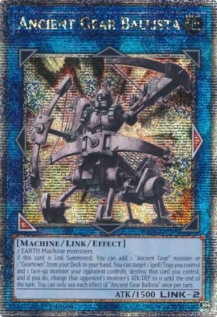 Ancient Gear Ballista - RA03-EN046 (Quarter Century Secret Rare)