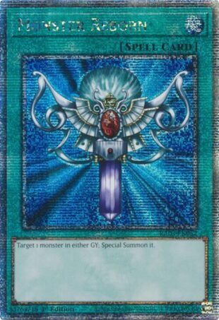 Monster Reborn - RA03-EN052 (Quarter Century Secret Rare)