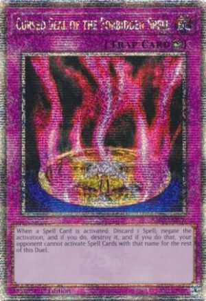 Cursed Seal of the Forbidden Spell - RA03-EN076 (Quarter Century Secret Rare)