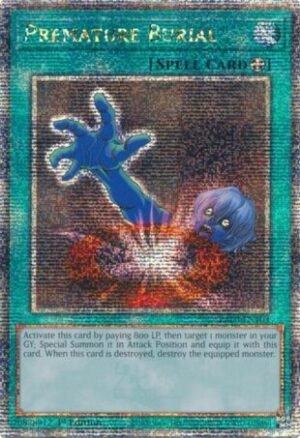 Premature Burial - RA03-EN103 (Quarter Century Secret Rare)