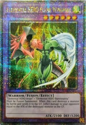Elemental HERO Flame Wingman - RA03-EN152 (Quarter Century Secret Rare)