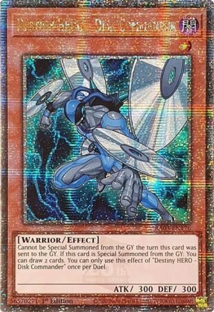 Destiny HERO - Disk Commander - RA03-EN176 (Quarter Century Secret Rare)