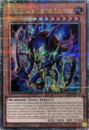 Toon Black Luster Soldier - RA03-EN272 (Quarter Century Secret Rare)