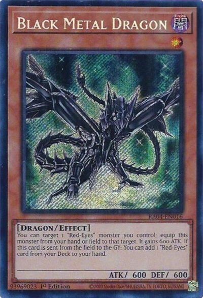Black Metal Dragon - RA04-EN016 (Secret Rare)