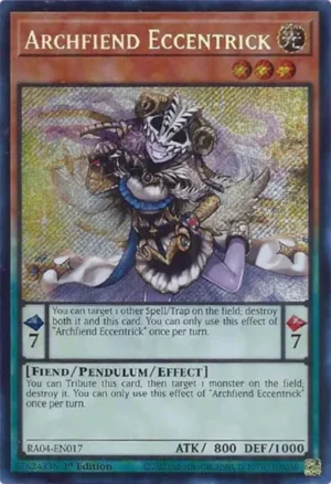 Archifiend Eccentrick - RA04-EN017 (Secret Rare)