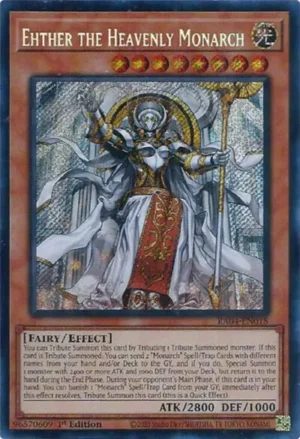 Ehther the Heavenly Monarch - RA04-EN018 (Secret Rare)
