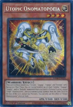 Utopic Onomatopoeia - RA04-EN028 (Secret Rare)