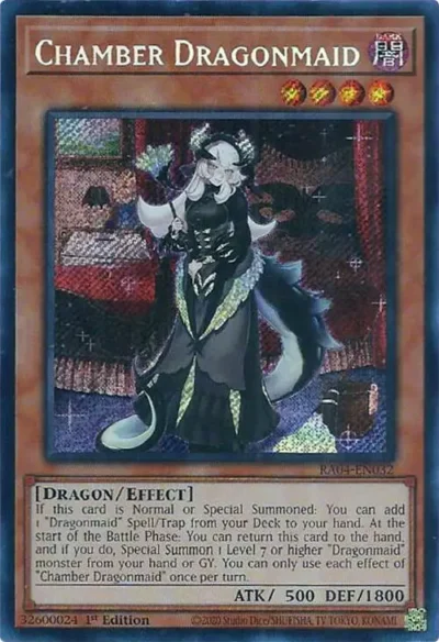 Chamber Dragonmaid - RA04-EN032 (Secret Rare)