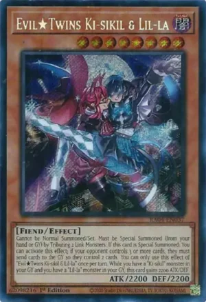 Evil Twins Ki-sikil & Lil-la - RA04-EN037 (Secret Rare)
