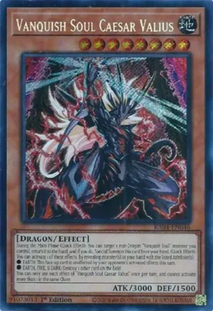 Vanquish Soul Caesar Valius - RA04-EN046 (Secret Rare)