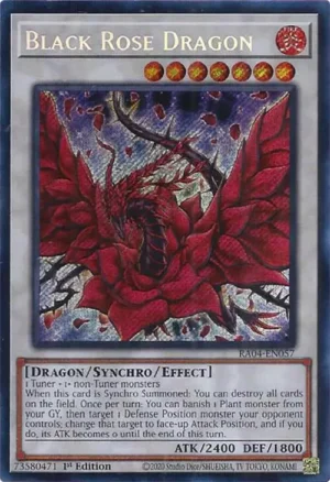 Black Rose Dragon - RA04-EN057 (Secret Rare)