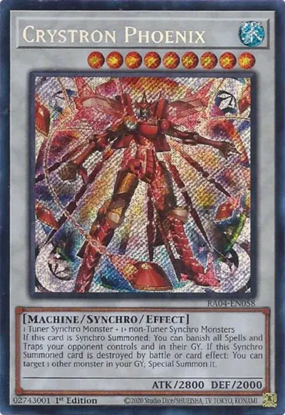 Crystron Phoenix - RA04-EN058 (Secret Rare)