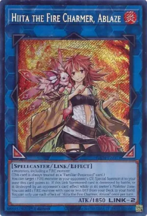 Hiita the Fire Charmer, Ablaze - RA04-EN074 (Secret Rare)