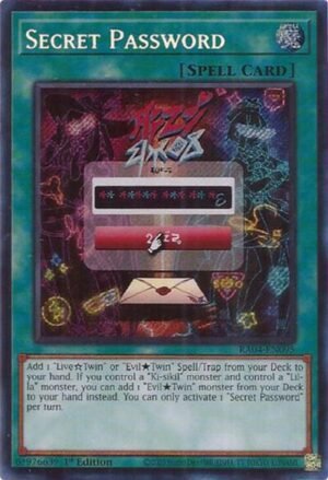 Secret Password - RA04-EN095 (Secret Rare)