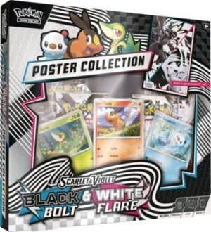 Pokémon Tcg Black Bolt White Flare Coleccion Con Poster
