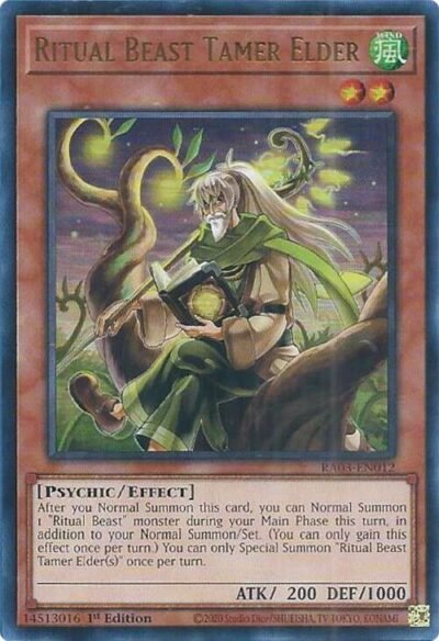 Ritual Beast Tamer Elder - RA03-EN012 (Ultra Rare)