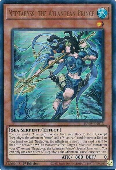 Neptabyss, the Atlantean Prince - RA03-EN013 (Ultra Rare)