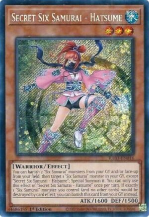 Secret Six Samurai - Hatsume - RA03-EN016 (Secret Rare)