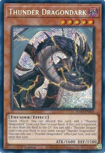 Thunder Dragondark - RA03-EN018 (Secret Rare)