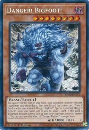 Danger! Bigfoot! - RA03-EN019 (Secret Rare) (Alternate Art)