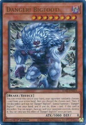 Danger! Bigfoot! - RA03-EN019 (Ultra Rare) (Alternate Art)