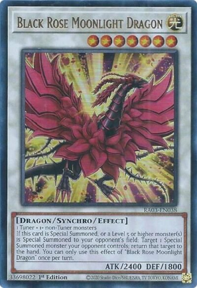 Black Rose Moonlight Dragon - RA03-EN038 (Ultra Rare)