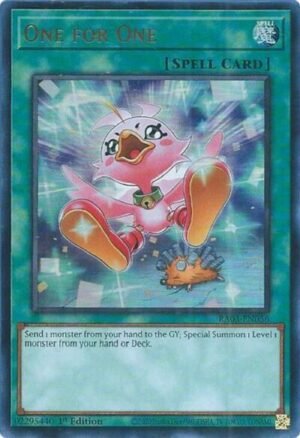 One for One ART - RA03-EN056 (Ultra Rare)