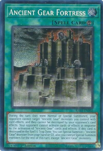 Ancient Gear Fortress - RA03-EN062 (Secret Rare)