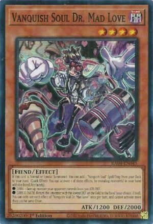 Vanquish Soul Dr. Mad Love - RA04-EN045 (Super Rare)