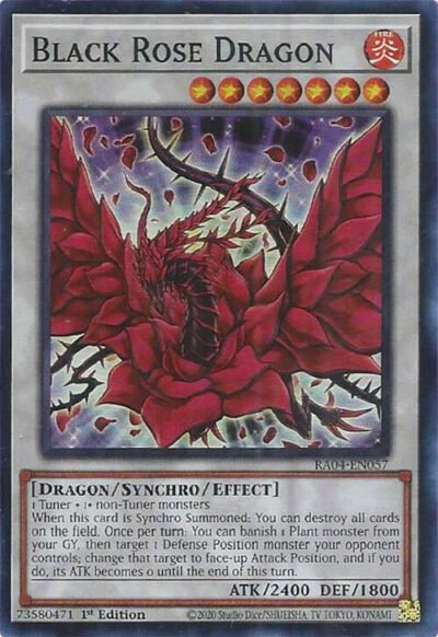Black Rose Dragon - RA04-EN057 (Super Rare)