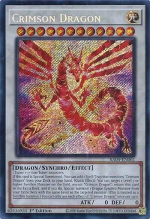 Crimson Dragon - RA04-EN061 (Secret Rare)