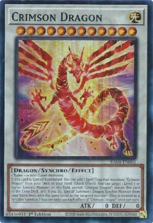 Crimson Dragon- RA04-EN061 (Super Rare)