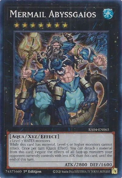 Mermail Abyssgaios - RA04-EN065 (Super Rare)
