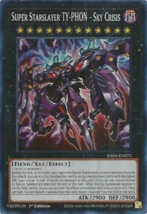 Super Starslayer TY-PHON - Sky Crisis- RA04-EN072 (Super Rare)