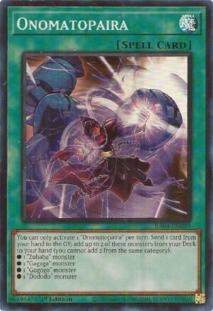 Onomatoparia - RA04-EN089 (Super Rare)