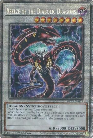 Beelze of the Diabolic Dragons - MP25-EN023 (Starlight Rare)
