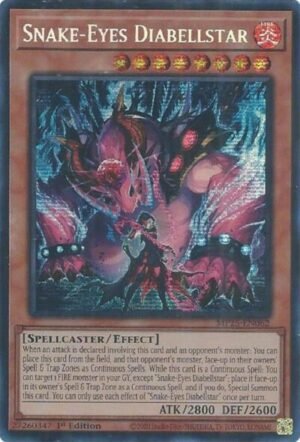 Snake-Eyes Diabellstar - MP25-EN062 (Prismatic Secret Rare)