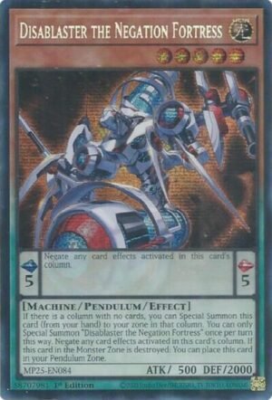 Disablaster the Negation Fortress - MP25-EN084 (Prismatic Secret Rare)