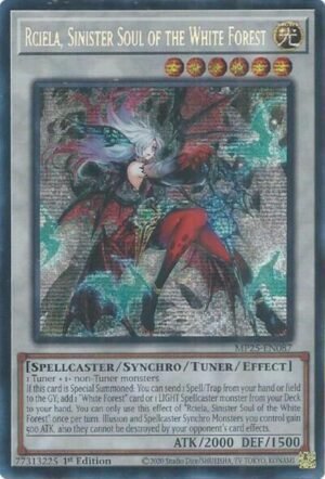 Rciela, Sinister Soul of the White Forest - MP25-EN087 (Prismatic Secret Rare)