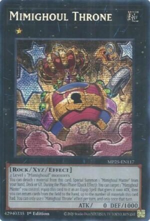 Mimighoul Throne - MP25-EN117 (Prismatic Secret Rare)