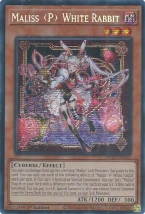 Maliss P White Rabbit - MP25-EN122 (Prismatic Secret Rare)