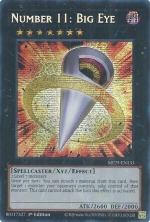 Number 11: Big Eye - MP25-EN133 (Prismatic Secret Rare)