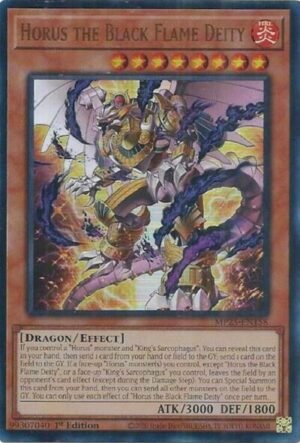 Horus the Black Flame Deity - MP25-EN158 (Ultra Rare)