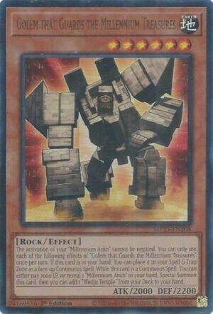 Golem that Guards the Millennium Treasures - MP25-EN208 (Ultra Rare)